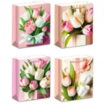 W&k Torebka prezentowa M Kwiaty mix