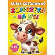Kolorowanka Zwierzta na wsi + 50 naklejek