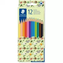 Staedtler Kredki szecioktne, Pattern Mix 12 szt.