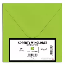 Koperty KW limonka 10szt