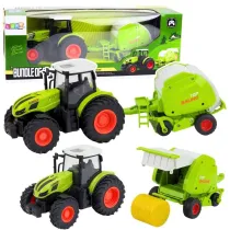 Traktor rolniczy zdalnie sterowny z pras� 1:24 LeanToys