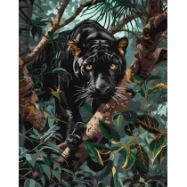 Ideyka Malowanie po numerach - Pantera 40x50cm
