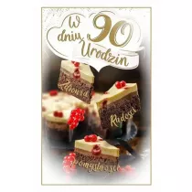 AbCard Kartka okoliczno�ciowa Urodziny 90