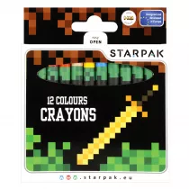 Starpak Kredki woskowe Pixel Game 484792 12 szt.