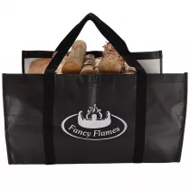 Esschert Design Torba na drewno kominkowe czarna rPET 20 l