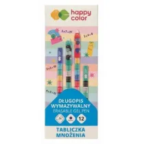 Happy Color D�ugopis wymazywalny Tabliczka mno�enia (12 szt)