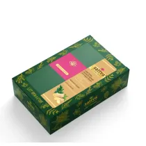 Sattva Zestaw prezentowy wcierka odbudowuj�ca z wega�ska keratyn� + szczotka do masa�u g�owy 100 g