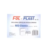 Fol-Plast Okadka na podrcznik regulowana krtka nr 21 20 szt.