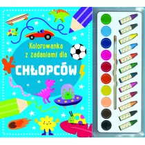 Kolorowanka z zadaniami dla ch�opc�w