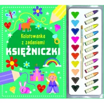 Kolorowanka z zadaniami. Ksi�niczki