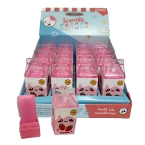 Puckator Gumka do �cierania Strawberry Milk Carton
