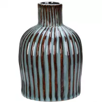 H&S Decoration Wazon porcelanowy Stripes 15 cm