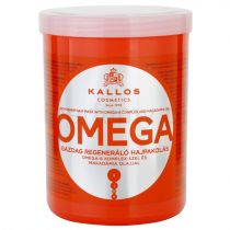 Kallos Omega Rich Repair Hair Mask With Omega-6 Complex And Macadamia Oil regenerująca odżywka z kompleksem omega-6 i olejem makadamii 1 l