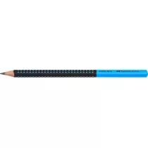 Faber-Castell Owek jumbo grip two tone czarny/niebieski