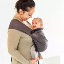 Nosideko dla niemowlaka, Mini Sling, szare