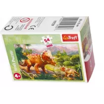 Puzzle mini 54 el. Niesamowite dinozaury 2 Trefl