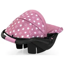 Fotelik samochodowy dla lalek z daszkiem rowy Bayer Design