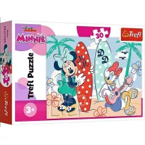 Puzzle 30 Kolorowa Minnie TREFL