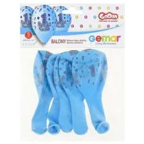 Godan Balony Premium Hel Mam Ju� Roczek, niebieskie 13" 5 szt.