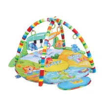 Mata edukacyjna z pianinkiem Safari Baby Mix