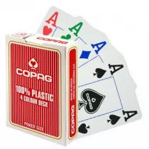 Minor Defect, karty do gry, czerwone Copag