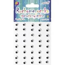 Aliga Ruchome oczka samoprzylepne 8mm 40 szt