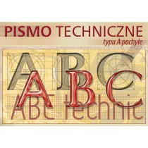 Kreska Blok pismo techniczne typu A pochy�e A4