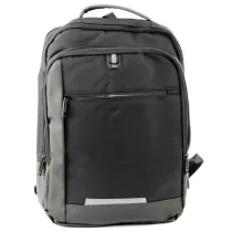 LeanToys Plecak biznesowy z USB czarny 16L