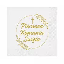 Godan Serwetki Pierwsza Komunia k�osy 33x33 cm
