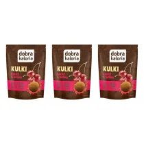 Dobra Kaloria Kulki mocy kakao i wi�nia Zestaw 3 x 58 g