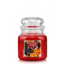 Country Candle Średnia świeca zapachowa z dwoma knotami Cranberry Orange 453 g