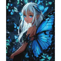 Ideyka Malowanie po numerach - Magiczne motyle 40x50cm