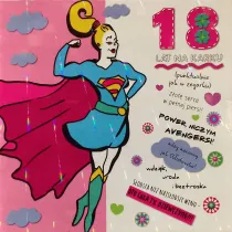 Karnet KW Hologram 18 Supermenka