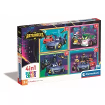 Puzzle 4w1 Super Kolor Batwheels Clementoni