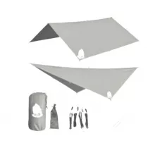 Plandeka tarp pachta biwakowa namiot na hamak osona przeciwdeszczowa 300cm szary