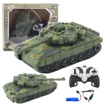 Czo�g T90 R/C �wiat�o i d�wi�k 1:18 LeanToys