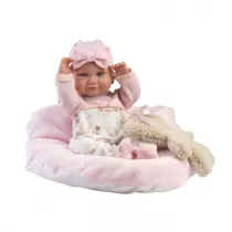 Lalka winylowa bobas Nico z r�ow� podusi� 40cm Llorens