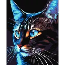 Qbee Malowanie po numerach - Cosmo-cat 40x50cm