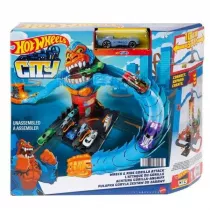 Hot Wheels City Puapka goryla Zestaw tematyczny HDR30 Mattel