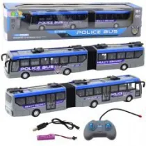 Autobus policyjny przegubowy RC 1:32 Leantoys