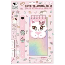 Derform Notes z bransoletk� Pin-up - Kotek