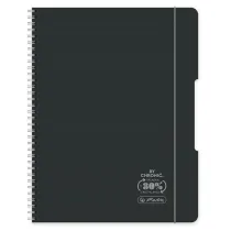 Herlitz Ko�ozeszyt A5/80K kratka Ocean czarny (4 szt)