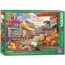 Puzzle 1000 el. Main Street Market Day Eurographics