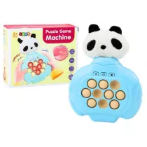 Gra z zrcznociow panda niebieska Leantoys