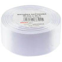 Brewis Wst��ka satynowa bia�a 38mm x 32m