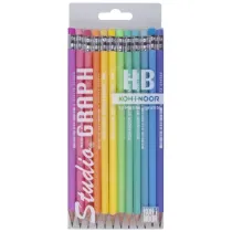 Koh-I-Noor Owek grafitowy Studio Graph Mat HB 12szt 12 szt.