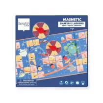 Gra magnetyczna Drabina ze spinnerem Kosmos Scratch