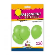 Balony jasnozielone 26cm 20 szt
