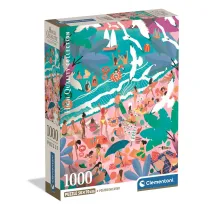 Puzzle 1000 el. Sunday At The Beach Clementoni