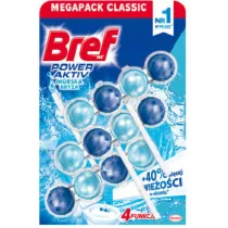 Bref Zawieszka do WC Power Active Morska Bryza 3 szt.